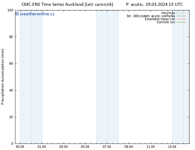 Precipitation accum. CMC TS Čt 04.04.2024 19 UTC