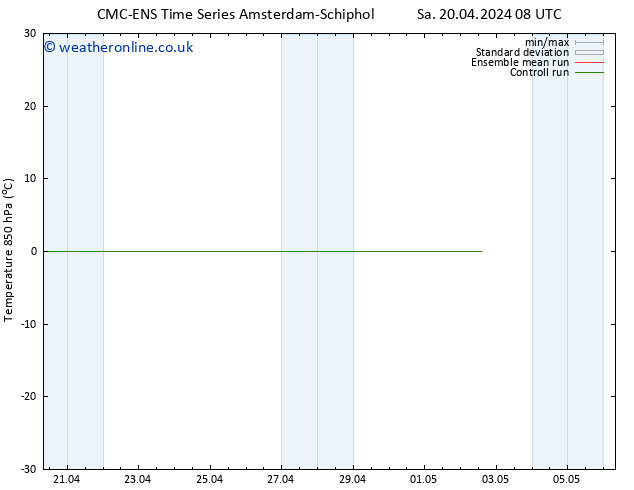 Temp. 850 hPa CMC TS Sa 27.04.2024 02 UTC