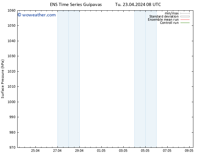 Surface pressure GEFS TS Tu 23.04.2024 08 UTC