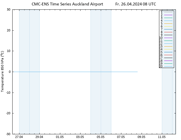 Temp. 850 hPa CMC TS Fr 26.04.2024 08 UTC