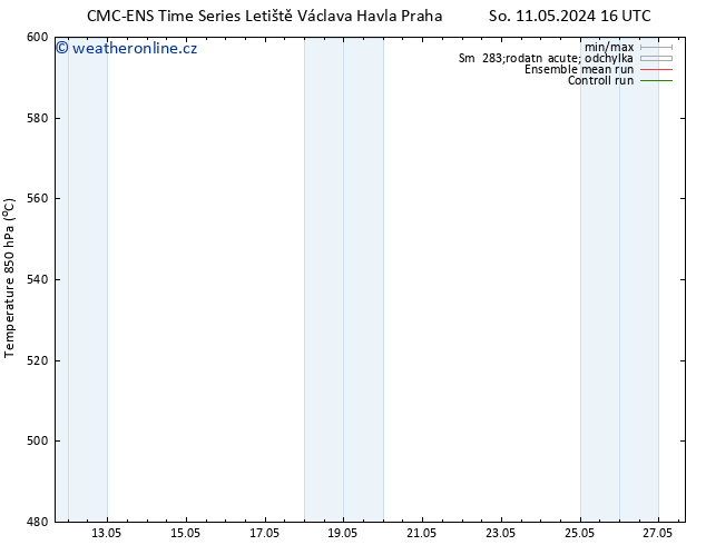 Height 500 hPa CMC TS Čt 23.05.2024 16 UTC