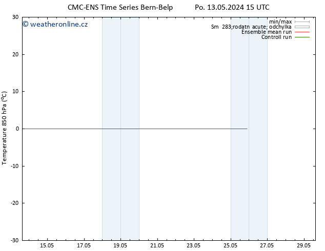 Temp. 850 hPa CMC TS Út 21.05.2024 15 UTC