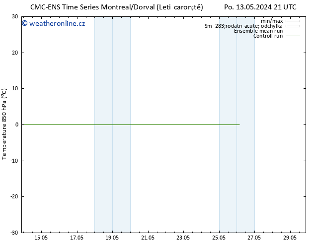 Temp. 850 hPa CMC TS Út 14.05.2024 09 UTC