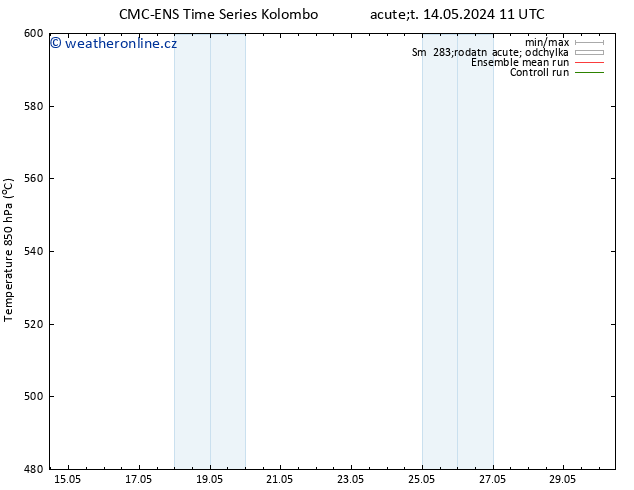 Height 500 hPa CMC TS St 22.05.2024 11 UTC