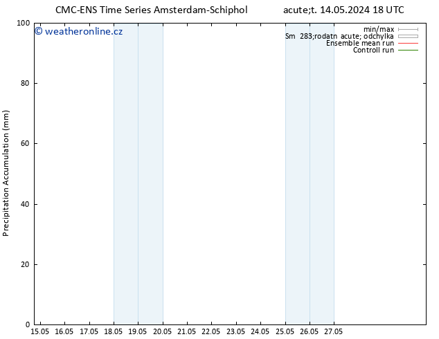 Precipitation accum. CMC TS Pá 24.05.2024 18 UTC