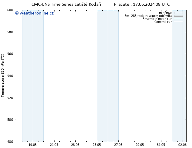 Height 500 hPa CMC TS Pá 17.05.2024 14 UTC
