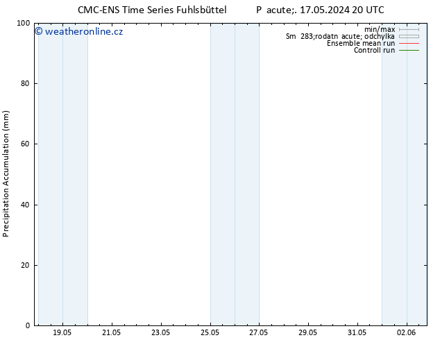 Precipitation accum. CMC TS Ne 19.05.2024 08 UTC