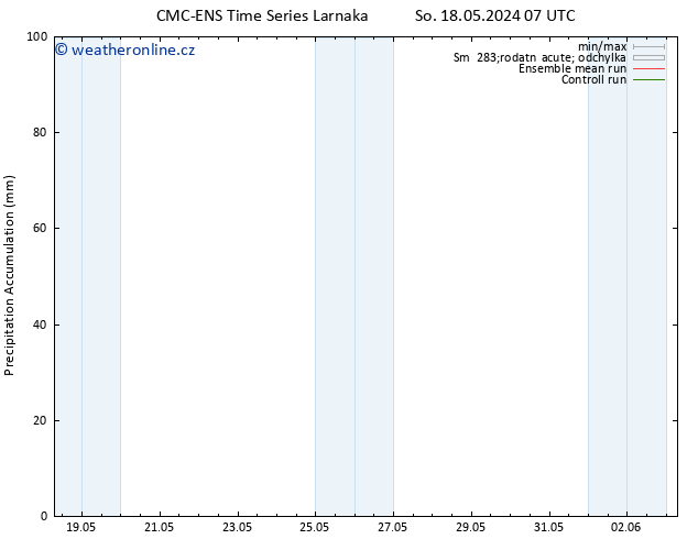 Precipitation accum. CMC TS So 18.05.2024 07 UTC