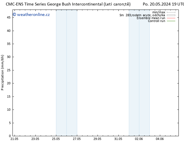 Srážky CMC TS Čt 23.05.2024 07 UTC