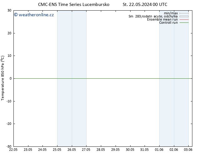 Temp. 850 hPa CMC TS St 22.05.2024 12 UTC