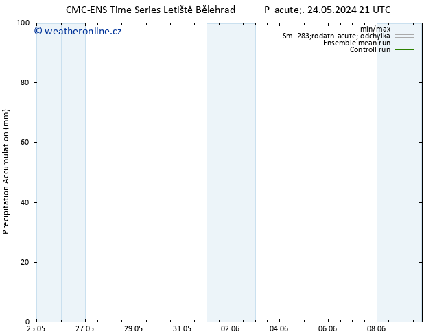 Precipitation accum. CMC TS So 25.05.2024 09 UTC