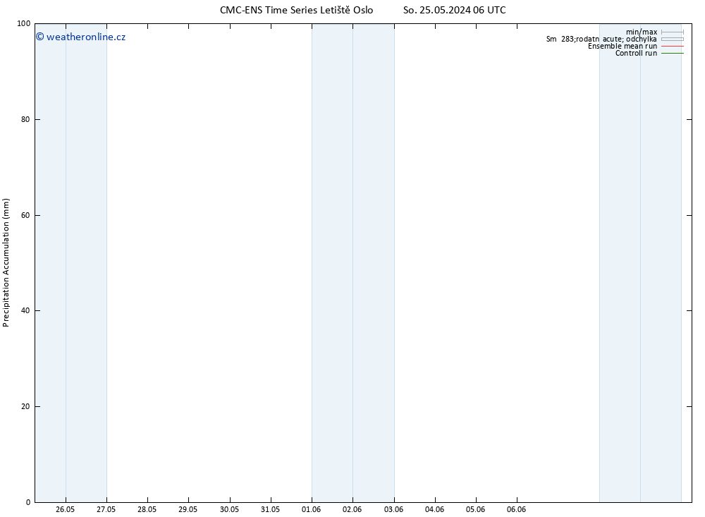 Precipitation accum. CMC TS So 25.05.2024 18 UTC