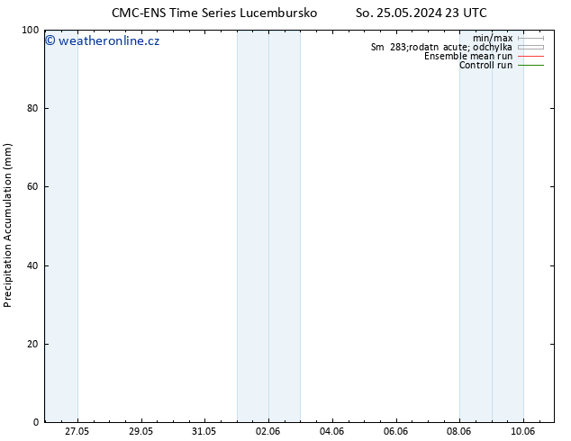 Precipitation accum. CMC TS Út 04.06.2024 23 UTC