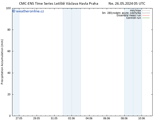 Precipitation accum. CMC TS Pá 31.05.2024 05 UTC