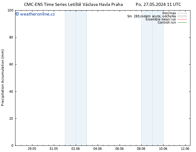 Precipitation accum. CMC TS Čt 30.05.2024 11 UTC