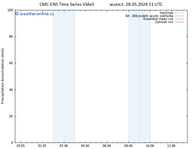 Precipitation accum. CMC TS Čt 30.05.2024 11 UTC