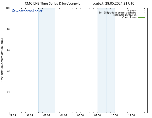 Precipitation accum. CMC TS So 01.06.2024 09 UTC