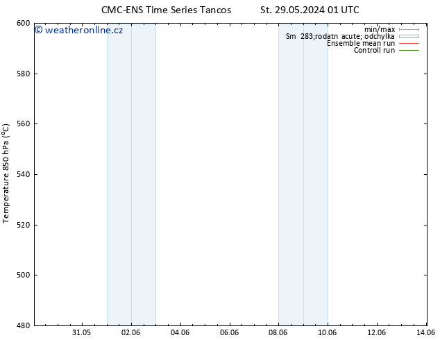 Height 500 hPa CMC TS Út 04.06.2024 13 UTC