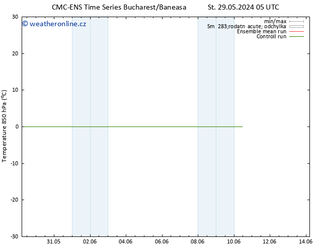 Temp. 850 hPa CMC TS Čt 30.05.2024 05 UTC