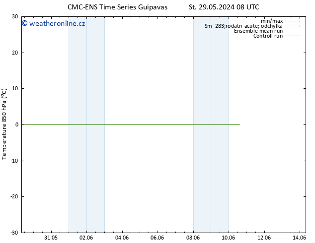 Temp. 850 hPa CMC TS Út 04.06.2024 02 UTC