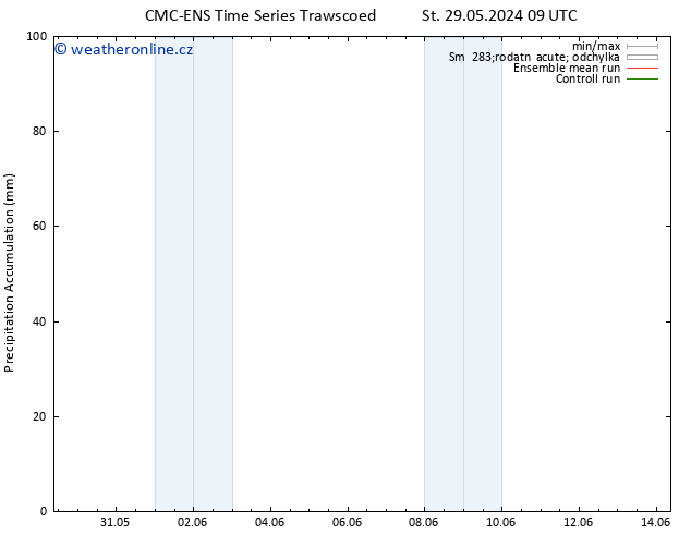 Precipitation accum. CMC TS So 01.06.2024 21 UTC