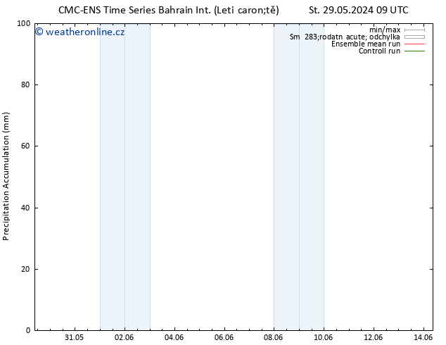 Precipitation accum. CMC TS St 29.05.2024 15 UTC