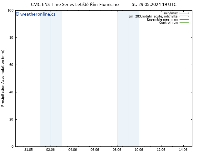 Precipitation accum. CMC TS St 29.05.2024 19 UTC
