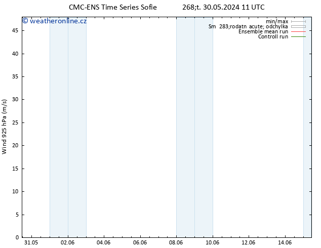 Wind 925 hPa CMC TS Út 04.06.2024 11 UTC