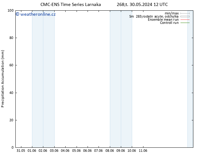 Precipitation accum. CMC TS Ne 09.06.2024 12 UTC