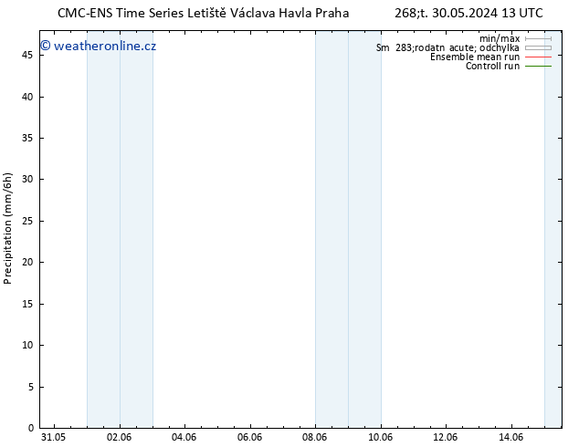 Srážky CMC TS Pá 31.05.2024 13 UTC