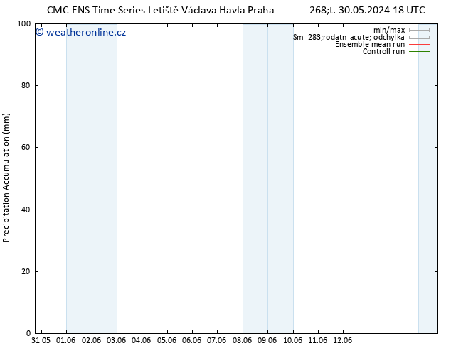 Precipitation accum. CMC TS So 08.06.2024 18 UTC