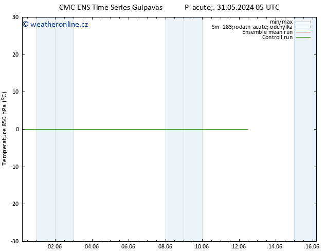 Temp. 850 hPa CMC TS Út 04.06.2024 17 UTC