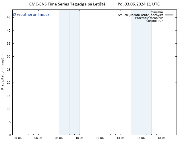 Srážky CMC TS Ne 09.06.2024 05 UTC