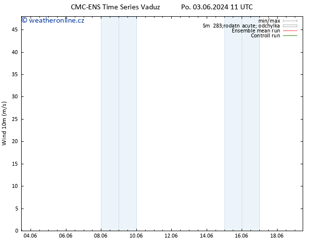 Surface wind CMC TS Út 04.06.2024 11 UTC