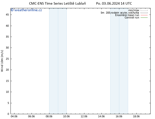 Surface wind CMC TS Pá 07.06.2024 14 UTC