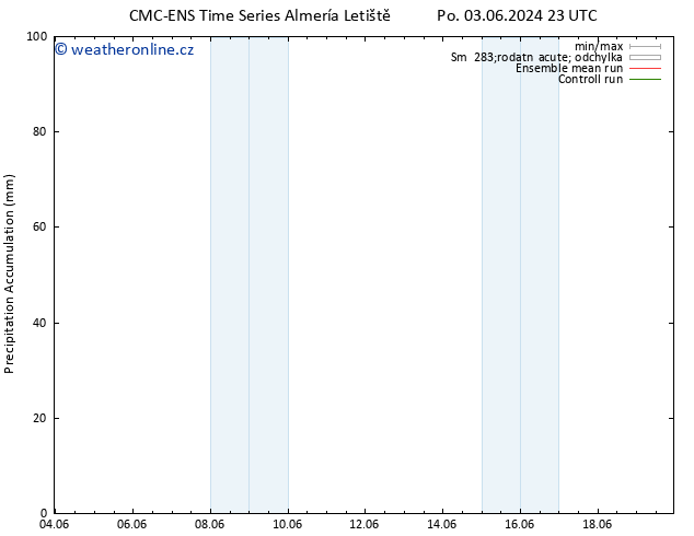 Precipitation accum. CMC TS Út 04.06.2024 11 UTC