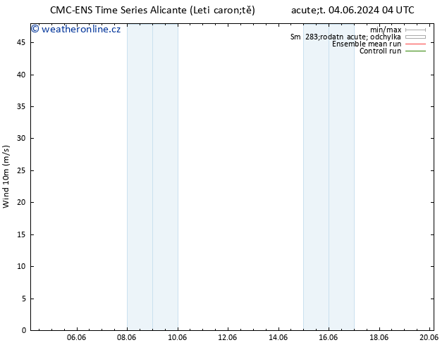 Surface wind CMC TS Út 04.06.2024 16 UTC