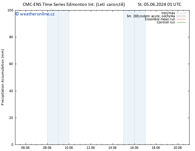 Precipitation accum. CMC TS Út 11.06.2024 13 UTC