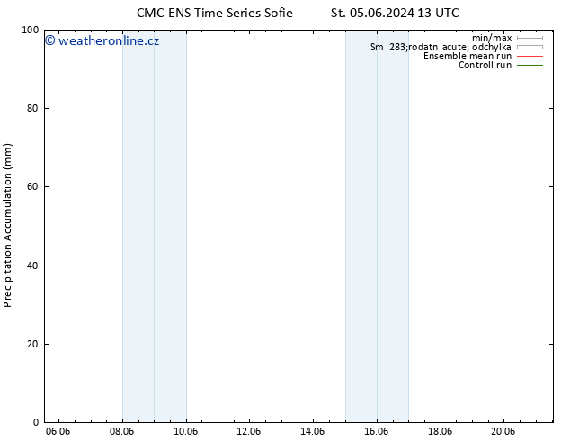 Precipitation accum. CMC TS Čt 13.06.2024 01 UTC