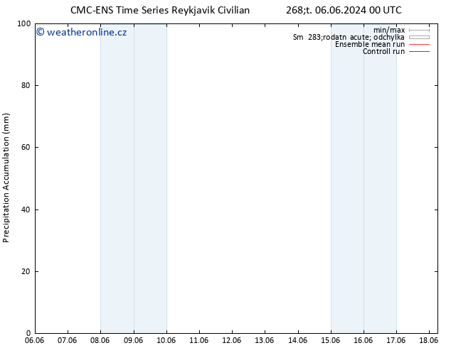 Precipitation accum. CMC TS So 15.06.2024 12 UTC