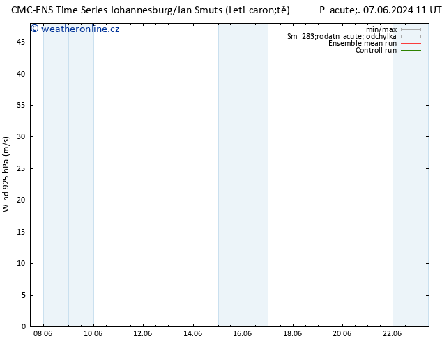 Wind 925 hPa CMC TS Čt 13.06.2024 05 UTC