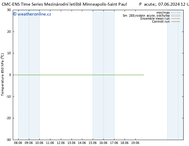 Temp. 850 hPa CMC TS Ne 09.06.2024 00 UTC