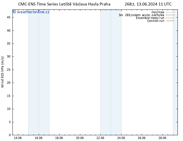 Wind 925 hPa CMC TS Čt 13.06.2024 11 UTC