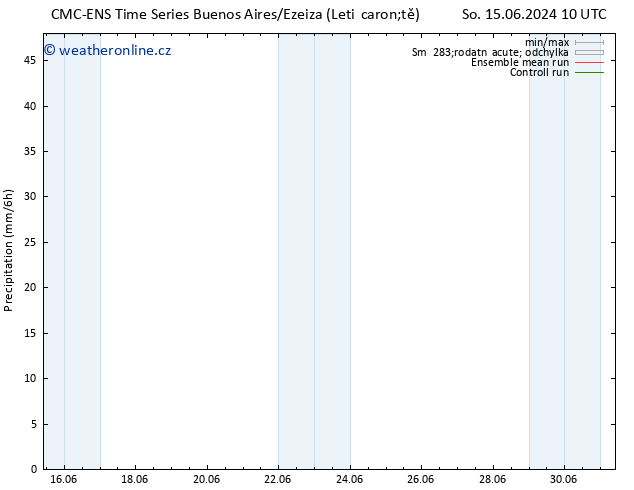 Srážky CMC TS Ne 16.06.2024 22 UTC