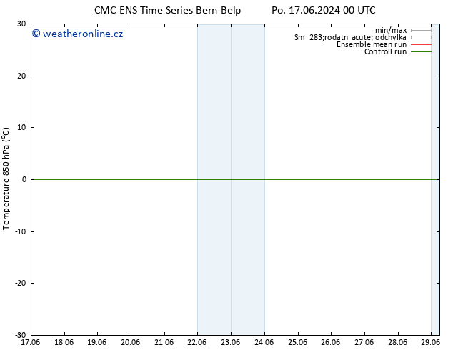 Temp. 850 hPa CMC TS Út 18.06.2024 12 UTC