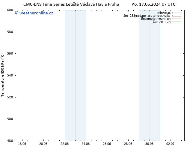 Height 500 hPa CMC TS Čt 20.06.2024 19 UTC