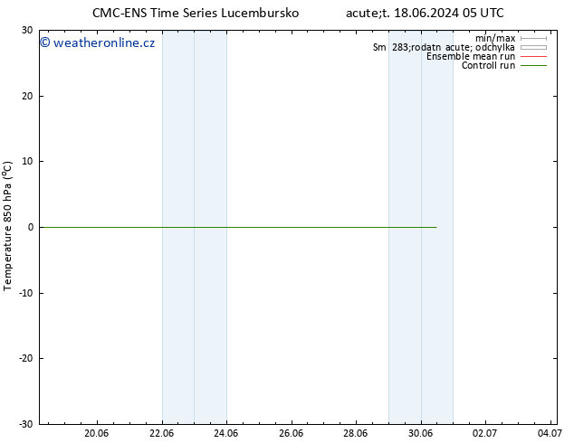 Temp. 850 hPa CMC TS Čt 20.06.2024 11 UTC