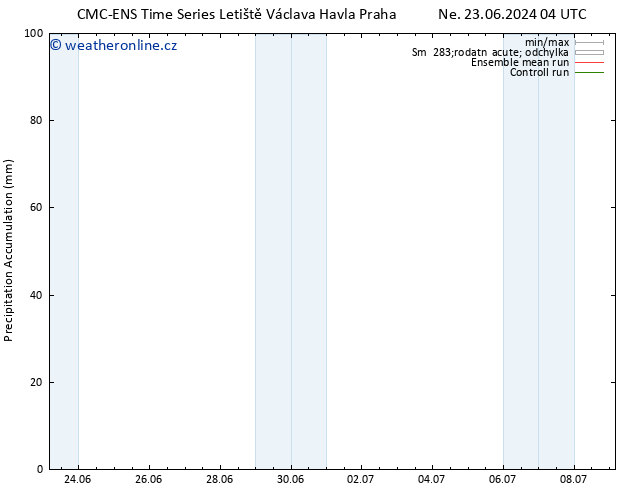 Precipitation accum. CMC TS St 26.06.2024 16 UTC