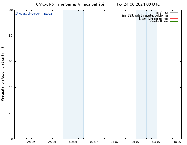 Precipitation accum. CMC TS Ne 30.06.2024 21 UTC