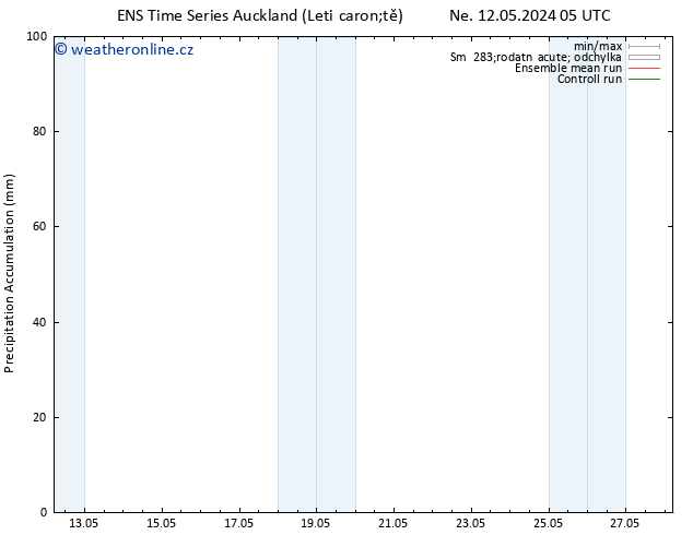 Precipitation accum. GEFS TS So 18.05.2024 17 UTC